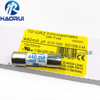 Free Shipping 10Pcs/lot 440mA Ceramic Fuses 5021006.0.44 1000V 30kA 10*35mm Replaces DMM-44/100-R 440mA 1000V multimeter Fuse