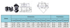 RM5 RM6 RM8 Ferrite Cores With Bobbin Transformer Core PC40 Magnetic Cores Mn-Zn Magnets
