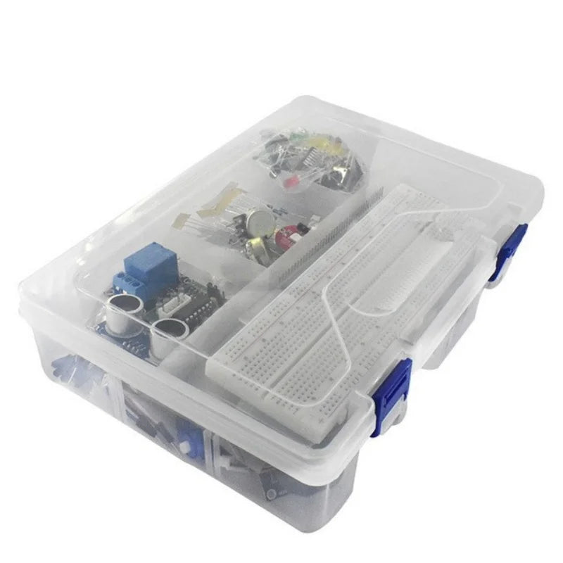 Starter Kit for Arduino Uno R3 - Uno R3 Breadboard and Holder Step Motor / Servo /1602 LCD / Jumper Wire/ UNO R3/850