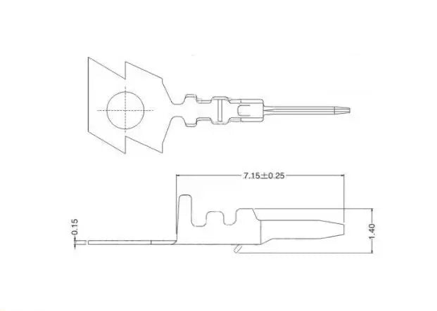 1000pcs XH XHD PH2.0 PHB CH3.96 VH3.96 KF2510 Dupont SM ZH1.5 1.25 SH1.0 MX3.0 Strip Metal Needle Crimp Cold-pressed Terminal