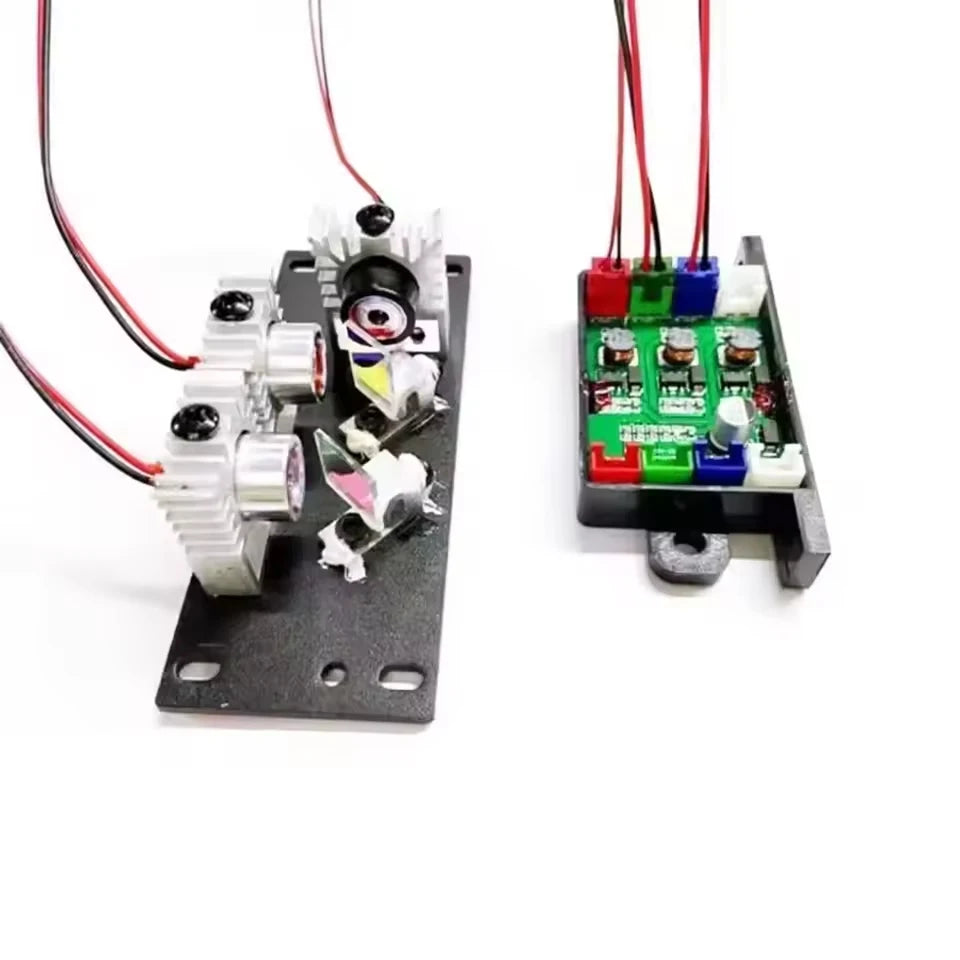 500mW RGB Laser White Lighting Red/Green/Blue Diode Integrated with 12V Driver TTL DIY Woodwork PartsY