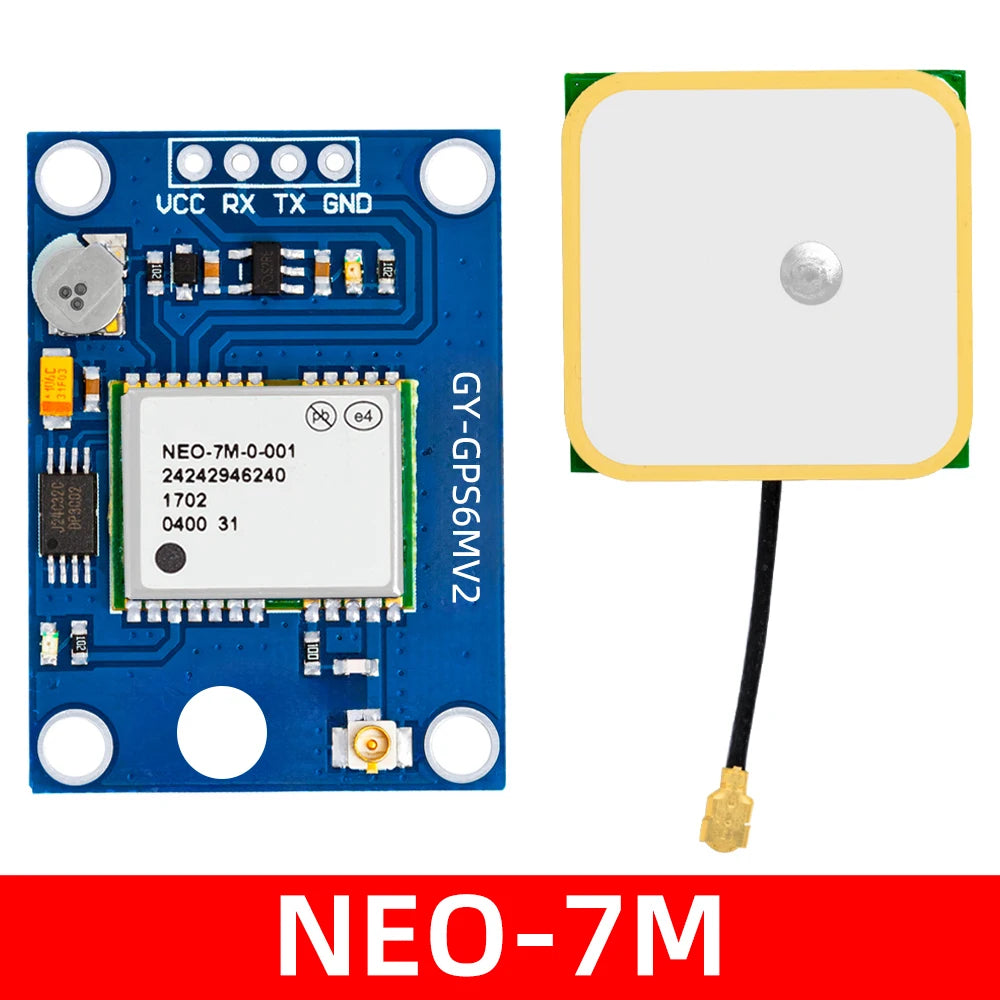 NEO-M8N/NEO-6M GPS Module (GY-GPSV3): Compatible with APM 1.65/2.56, Pixhawk V2.4.5 & MWC Controllers – 3.6V Operating Voltage