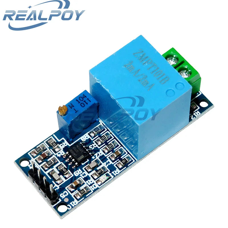 Active Single Phase Voltage Transformer Module AC Output Voltage Sensor for Arduino Mega ZMPT101B 2mA