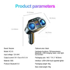 KEBIDUMEI Bluetooth 5.0 Car Adapter Cigarette Lighter USB PD QC3.0 Super Fast Charging Digital Display Charger Car Accessories