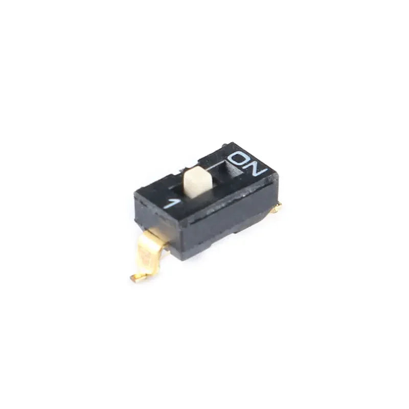 Slide Type SMT SMD Dip Switch Toggle 2.54mm 2Row 4Pin 2 Position/8 Pin 4 Position/16Pin 8 Position Black Switch Gold Plated Pin