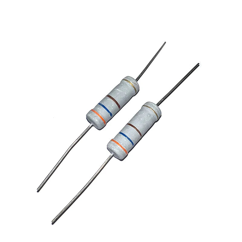 10pcs 5W 5% Carbon Film Resistor 5R6 56R 560R 5K6 56K 560K 5.6 56 560 R K Ohm 5.6R 1R-1M