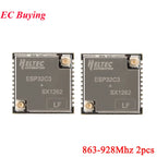 5Pcs/1pc HT-CT62 ESP32C3 SX1262 Bluetooth-compatible BLE LoRa LoRaWAN Node WiFi Wireless Module 433-510MHz 863-928MHz Antenna