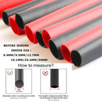 1~10m Heat Shrink Tube ID 1.6mm - 50mm 3:1/4:1 Ratio With Glue Adhesive Lined  Dual Wall Polyolefin ﻿Wrap Cable Protect Sleeve