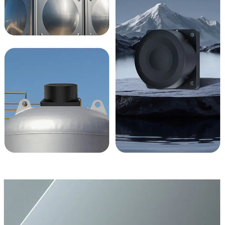 Tuya WiFi or ZIgbee Ultrasonic Water Level Sensor Wireless Gauge Water Tank Level Monitor Waterproof IP65 Water Leak Detector
