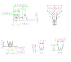 10sets Sh1.0 Jst1.25 Ph2.0 Xh2.54 Sh/jst/zh/ph/xh Horizontal / Vertical Smd Pin Header + Housing + Terminal Set 2.54mm