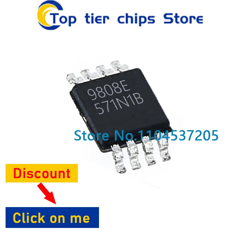 MCP9808T-E/MS MCP9808 MCP9808T 9808E MSOP-8 1PCS/LOT
