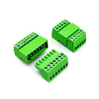 2/5/10 Pairs 2EDGRK 15EDGRK-2.54mm Aerial Butt Screw Terminal Block - 2-12P Male Plug Female Socket for 18-26AWG Wire