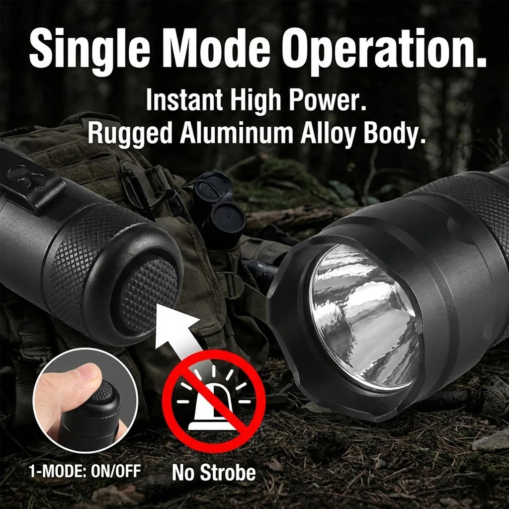 UltraFire 502IR IR 850/940nm Infrared Flashlight Night Vision Illuminator LED Torch 18650 Invisible Light for Hunting Coyote