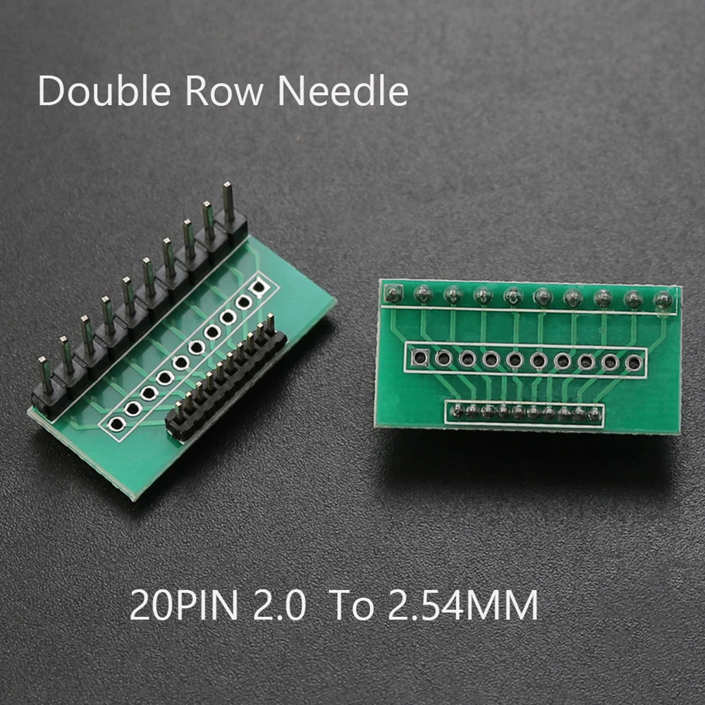 1piece 1.27mm 2.0mm 2.54mm Pitch Transfer Plate Converter Single Double Row Pin PCB Adapter Board