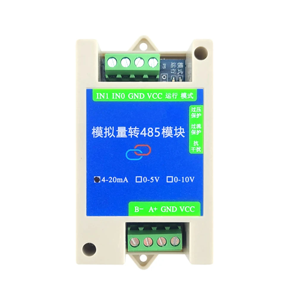 Conversion Module Analog 4-20mA 0-5V 0-10V to RS485 Modbus RTU Protocol 2 4 8 Channel Digital RS485 Transform Modules