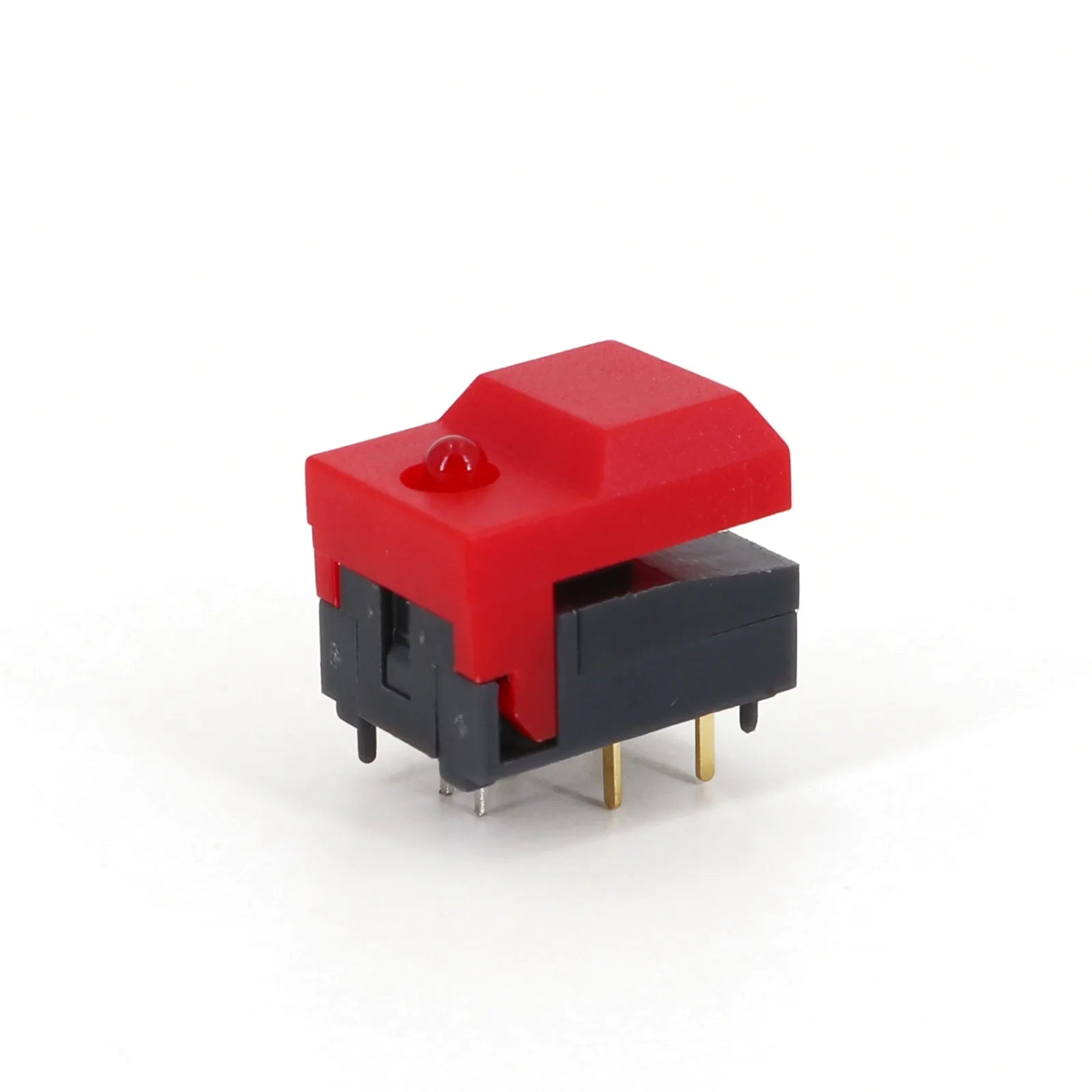 10Pcs PB86-A1 6Pin With LED Momentary SPDT Square Push Button Tact Switch for Stage Equipment Control