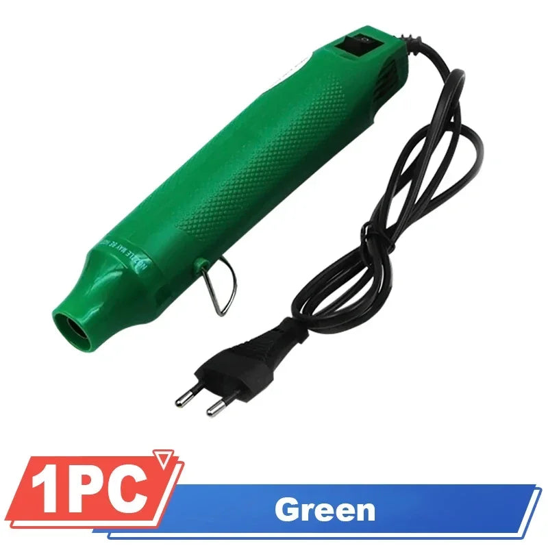 Hot Air Gun 220V Electric Power Hot Dryer Mini Heat Gun Reliable Soldering Temperature Blower DIY Crafts Shrink Tubing Car Wrap