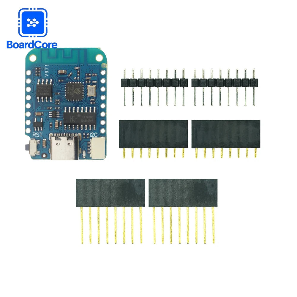 1Set WeMos D1 Mini V4.0 NodeMcu 4MB LOLIN WIFI Internet of Things Development Board Based ESP8266 CH340G Nodemcu V2 for Arduino