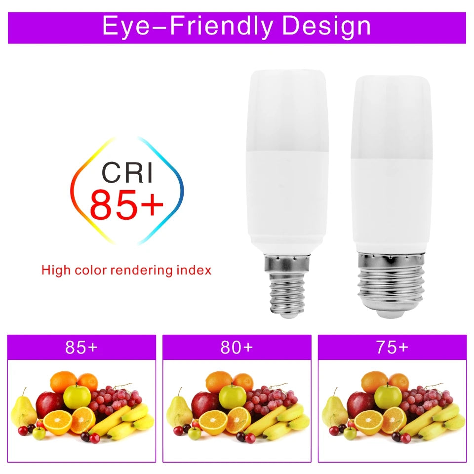 No Flicker 5W 10W 15W 20W LED Cylindrical Corn Bulb E27 E14 Light Bulb AC220V LED Lamp Home Decoration Chandelier Candle Light