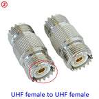 1Pcs SO239 UHF Female Jack To SO239 PL259 UHF Male Female Straight Connector UHF To UHF Female RF Fast Delivery Brass Copper
