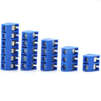 10Pcs KF301 Straight Pin 2P 3P 4P 5P 6P Screw PCB Terminal Blocks Pitch 5.0mm Connector Assortment Kit KF-301
