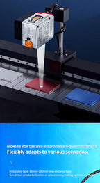 ZHICAN E3NX-L Color Mark Sensor 30-200mm Adjustable Sensing Distance High Precision Registration Detection Label Positioning