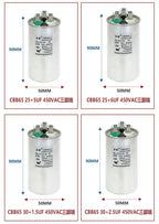 1.5P Air Conditioning Capacitor 25+1.5UF 25+2UF 30+3UF 35+2.5UF Air Conditioning Compressor Capacitor