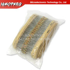1500PCS 1/4W Carbon Film Resistors Assorted kit 75Values (1 ohm~ 10M ohm) Resistance 5% Tolerance Resistor Pack