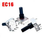 1PCS EC16 Encoder For Rotary Washing Machine Knob 12 Oositioning 12 Pulse Point Shaft Length 20mm Half Shaft