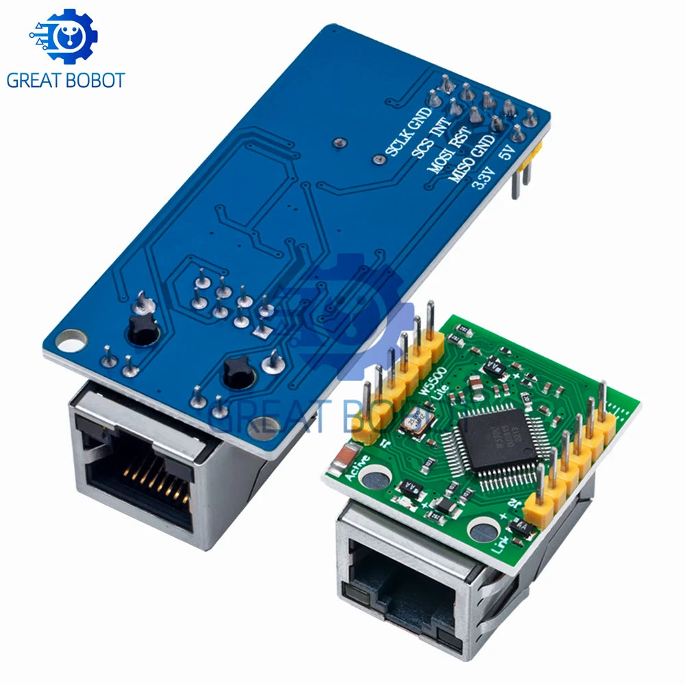 BS 1PCS  W5500 Ethernet network module hardware TCP / IP 51 / STM32 microcontroller program over W5100