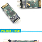 HC-05 HC-06 Master-Slave 6Pin/4Pin Anti-reverse,Integrated Bluetooth Serial Pass-Through Module,Wireless Serial For Arduino