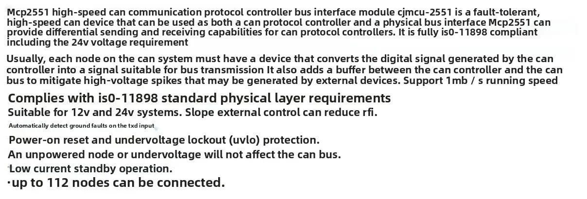 MCP2551 CANBUS Wire Feeding Module For VORON PCB Series 3D Printer Accessories