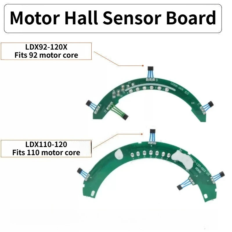 E-Bike Brushless Motor Hall Sensor Board LDX92-120X LDX110-120 14 Inch Motor Hall Signal Sensor Electric Bicycle Replacement