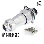 WEIPU WY24 RJ45 TE+Z Outdoor Lan CAT6 Connector Waterproof IP67 WY24JRJ45TE WY24KRJ45Z  Ethernet Network Male Plug Female Socket