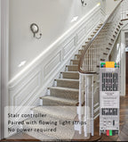 24V Running Water Flowing LED Strip Light 2in 1 PIR Motion Sensor Stair Controller for WS2811 Pixel Chasing Effect Tape Lamp