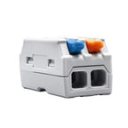 TOMZN Lever Wire Connectors 30/72 Pcs 2 Way 3 Way Quick Terminal Block, Push-in Tool-Free Reusable Splicing Wire Connector 32A