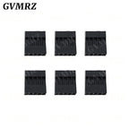 100PCS Dupont Plastic Shell Plug 2.54mm Single Row Dupont Connector 1P/2P/3P/4P/5P/6P/7P/8P/9P/10P Housing