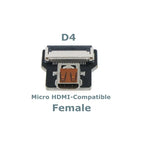 Anti-interference Ribbon FPV HDMI-Compatible Connector Flexible Flat Cable Raspberry Pi 4 Micro Mini HDMI-compatible
