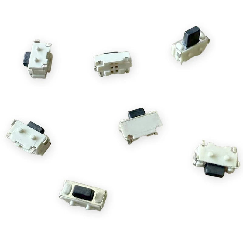 50PCS 2X4 Mini With Pillar Side Press Type Tact Switch 2*4*3.0/3.2/3.3/3.4/3.5/3.8/4.0mm DC12V 50mA Tablet MP3 Accessories