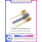 20PCS 2W 5% Wire Wound Resistor Fuse Winding Resistance 0.1 0.15 0.22 0.33 0.47 0.5 1 2.2 3.3 4.7 5.1 8.2 10 20 22 47 51 100 ohm