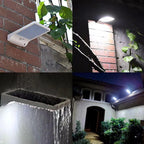 48leds solar street wall lights 450LM 3.5W led solar motion PIR sensor DIM lights Aluminum with pole remote for garden garage