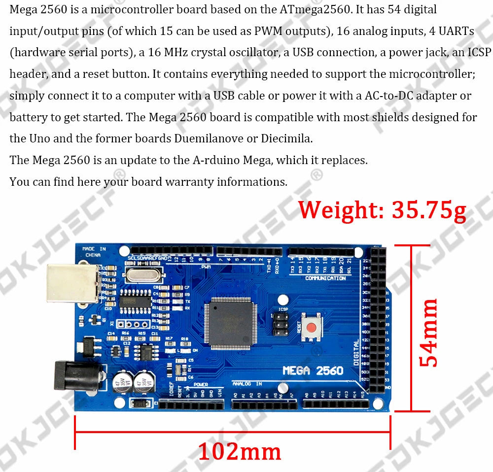 3D Printer 1pcs Mega 2560 R3 + 1pcs RAMPS 1.4 control panel+ 5pcs A4988 or DRV8825 Stepper Motor Drive for 3D printer kit