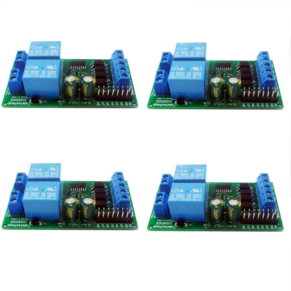 IO53A02 5-24V IO56D02 DC12V 24V Cycle Delay Relay Adjustable Time Control Switch Motor Forward Reverse Controller Time Relay