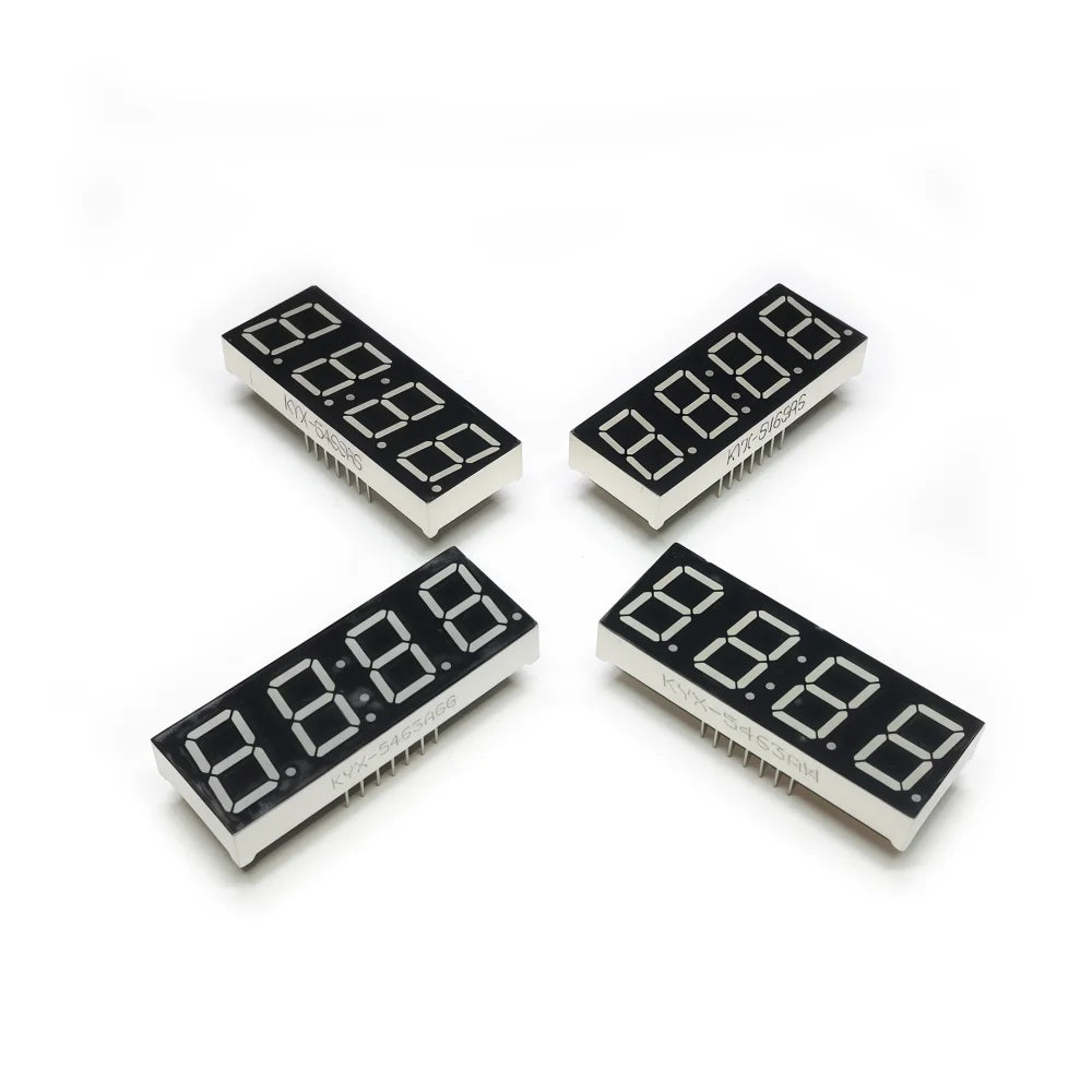 10PCS 0.56-inch 4-digit clock digital tube 50mmX19mm digital display "8" height 14.2mm seven-segment digital tube5463series14PIN