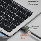 Type C/Micro Female To 2 Pin Terminal Block Solderless Charging Connector 5V USB C Screw Terminal Solderless Plug OTG Adapter