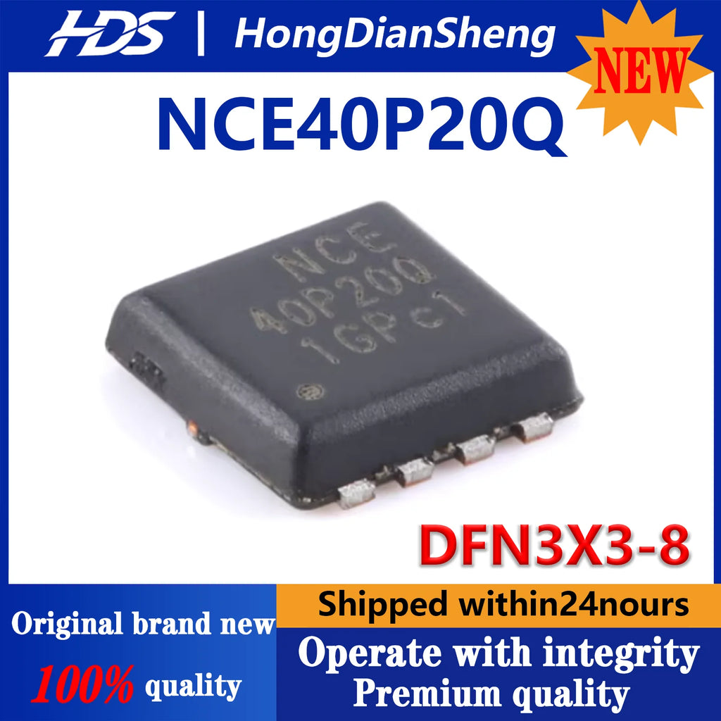(1-10piece)100% Brand New Original NCE40P20Q SMD DFN3X3-8 Single P-channel 40V 20A MOSFET Field-effect Transistor