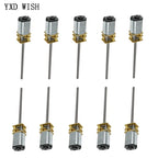 10pcs GA12-N20 M4*55 Micro Metal Gear Motor DC 3V 6V 12V Gear Wheel Gear Motor 50RPM 100RPM 200RPM 500RPM 1000RPM DC Motors N20