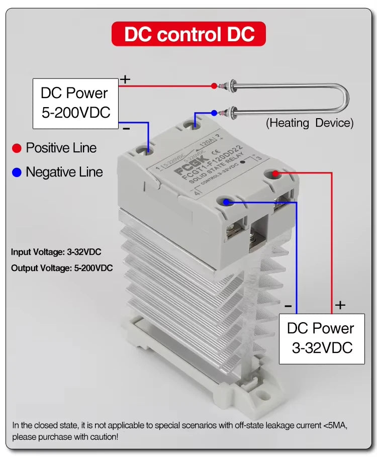 10A 25A 40A 60A 80A 100A Single Phase Slim SSR Solid State Relay With Heat Sink Industrial Relay DIN Rail Mount