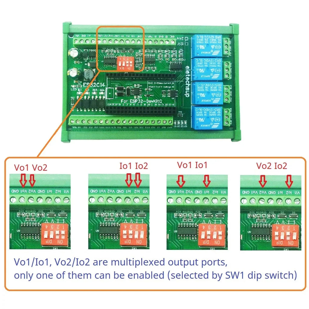 Upgrade Your Smart Home with ESP32 Expansion Board RS485 Modbus Module for Arduino PLC IOT DIY