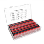 90mm/3.54inch Heat Shrink Tubing Kit 130 Pcs, Ratio 3:1 Adhesive Lined, Dual Wall Tube - Marine Grade, 6 Diameters, Wire Sleeves